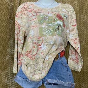 Studio Collections Cardinal Sweater